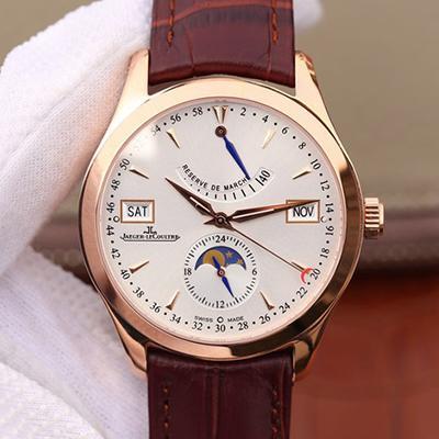 Best Replica Replica Jaeger-LeCoultre Master Calendar Men Watches 1:1 Best Edition Swiss ETA866 White Dial - Colareps