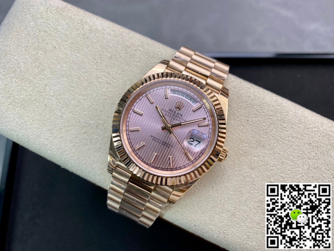 Best Replica Replica Rolex Day Date M228235-0005 1:1 Best Edition EW Factory Rose Gold - Colareps