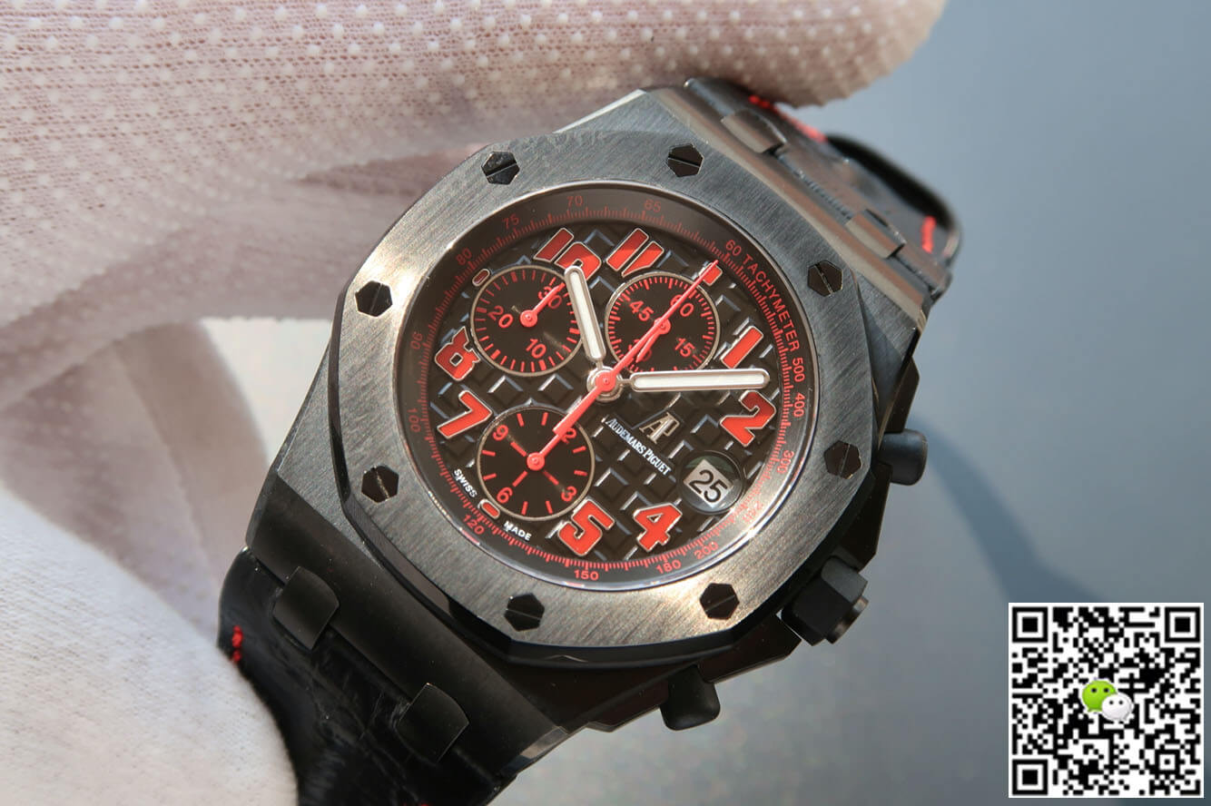 Best Replica Replica Audemars Piguet Royal Oak Offshore 26186SN.OO.D101CR.01 1:1 Best Edition JF Factory Black Dial - Colareps