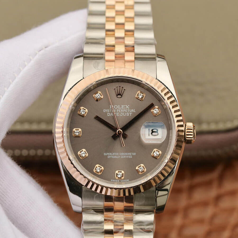 Best Replica Replica Rolex Datejust 116231 1:1 Best Edition GM Factory Diamond-set Dial - Colareps