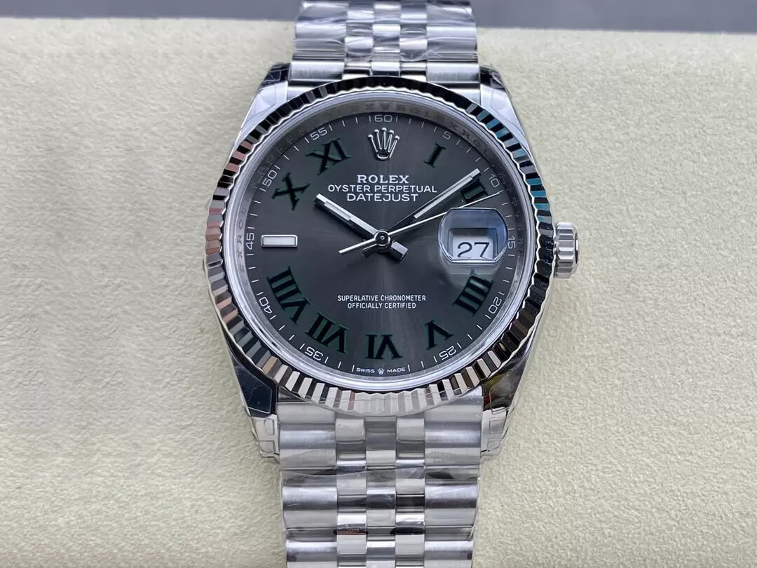 Best Replica Replica Rolex Datejust M126234-0045 36MM 1:1 Best Edition VS Factory Gray Dial - Colareps