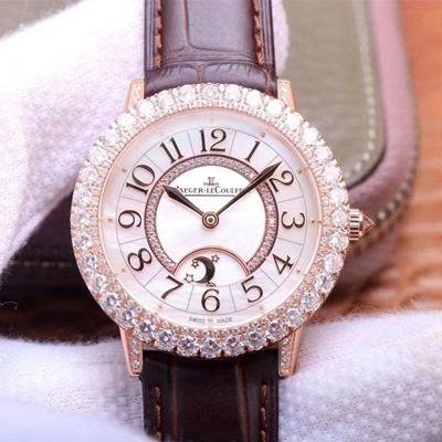 Best Replica Replica Jaeger LeCoultre Rendez Vous Q3523570 1:1 Best Edition ZF Factory Rose Gold Diamond Swiss ETA925B/1 - Colareps