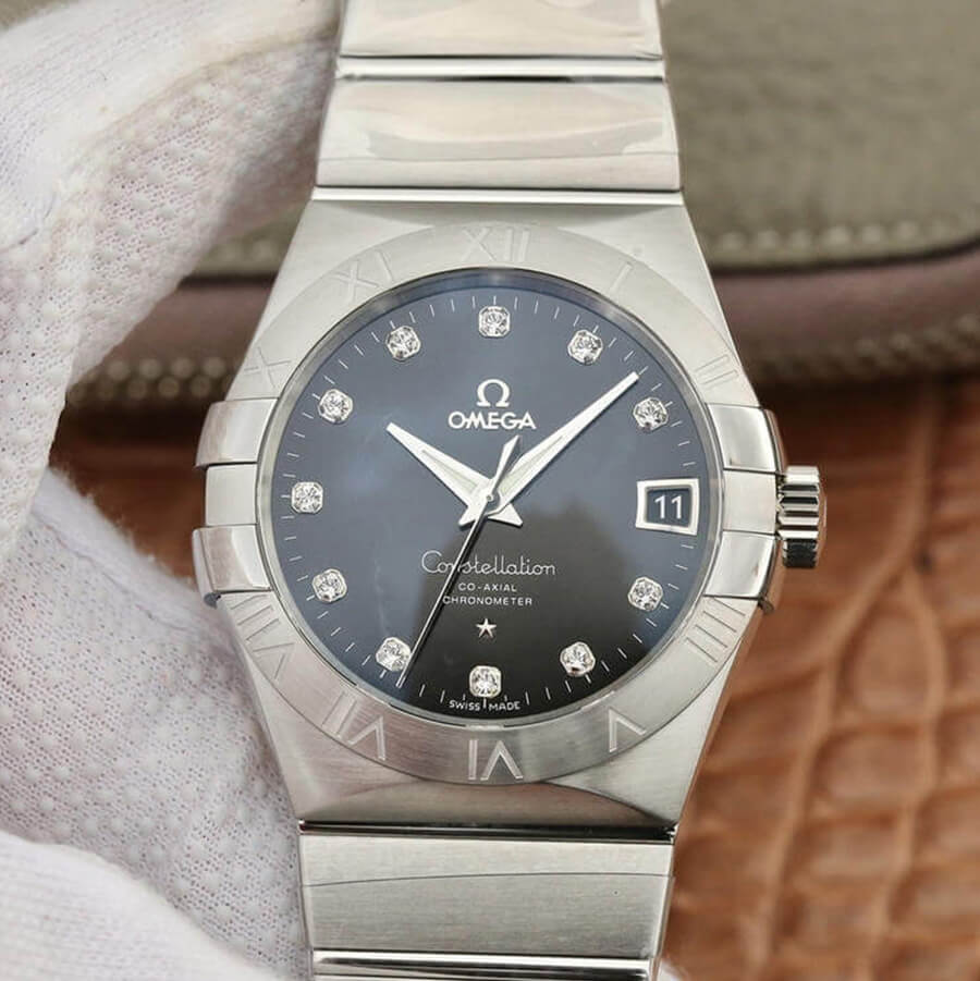 Best Replica Replica Omega Constellation 123.10.38.21.51.001 1:1 Best Edition VS Factory Black Dial - Colareps