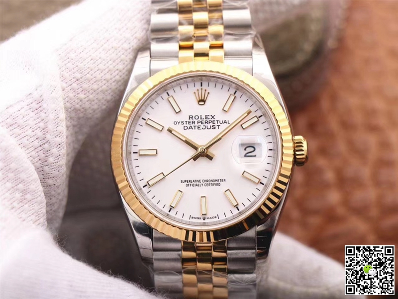 Best Replica Replica Rolex Datejust M126233-0019 1:1 Best Edition White Dial - Colareps