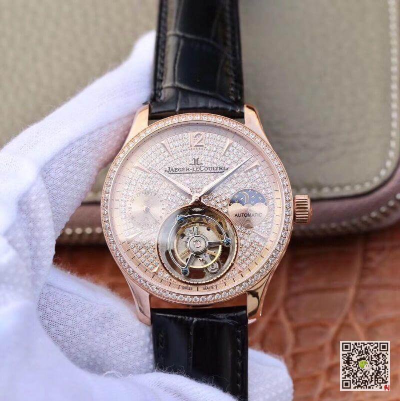 Best Replica Replica Jaeger-LeCoultre Master Complication Functions Real Tourbillon 1:1 Best Edition Swiss Hand-winding 3310 Rosegold - Colareps