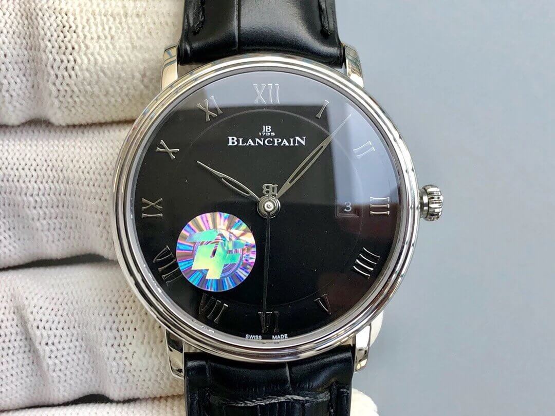 Best Replica Replica Blancpain Villeret 6551-1127-55B 1:1 Best Edition ZF Factory Black Dial - Colareps