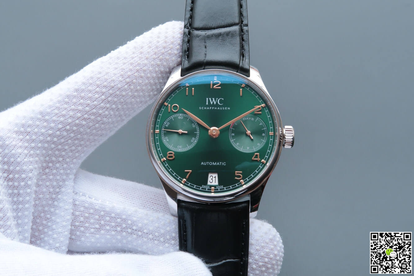 Best Replica Replica IWC Portugieser IW500708 1:1 Best Edition ZF Factory V5 Green Dial - Colareps