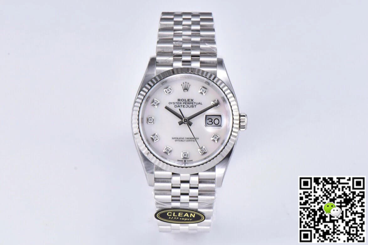Best Replica Replica Rolex Datejust M126234-0019 36MM 1:1 Best Edition Clean Factory Stainless Steel - Colareps