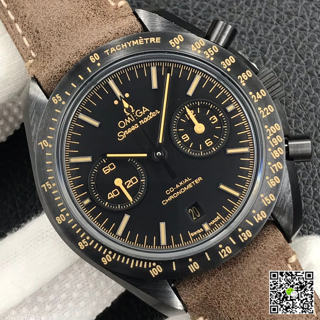 Best Replica OMEGA Replica Speedmaster 311.92.44.51.01.006 1:1 Best Edition OM Factory V2 Dark Side Of The Moon Black Ceramic - Colareps