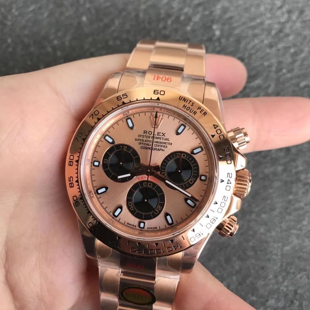 Best Replica Replica Rolex Daytona m116505-0009 1:1 Best Edition Noob Factory Champagne Dial - Colareps