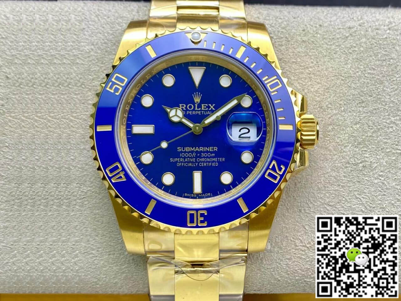 Best Replica Rolex Submariner Replica M116618LB-0003 1:1 Best Edition VS Factory Blue Dial - Colareps