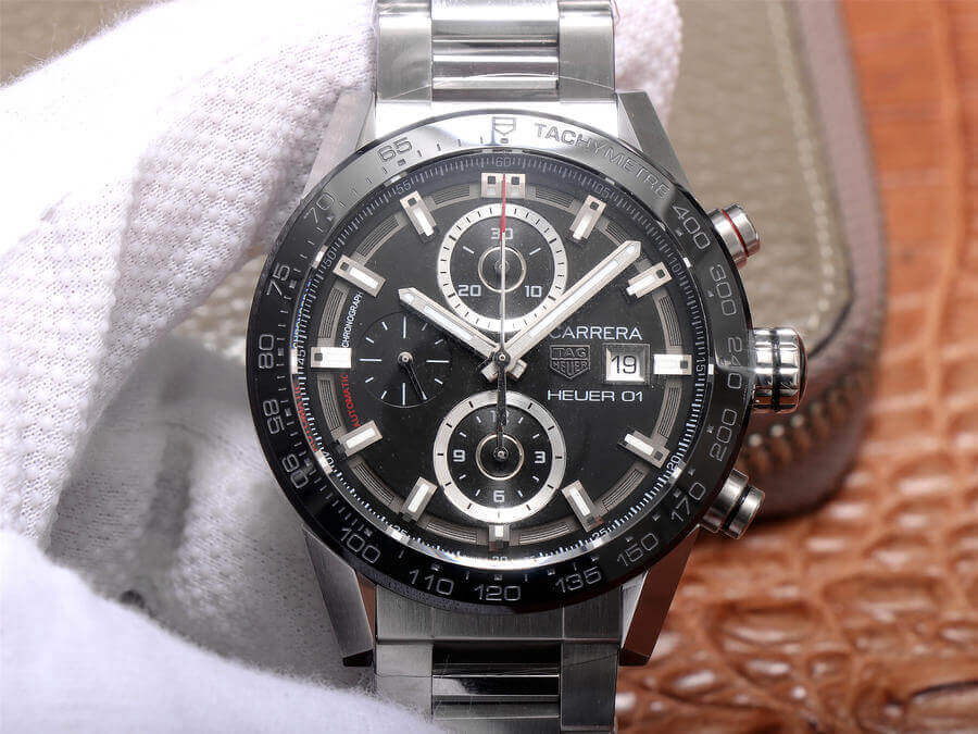 Best Replica Replica TAG Heuer Carrera CAR201Z.BA0714 1:1 Best Edition XF Factory Ceramic Bezel - Colareps