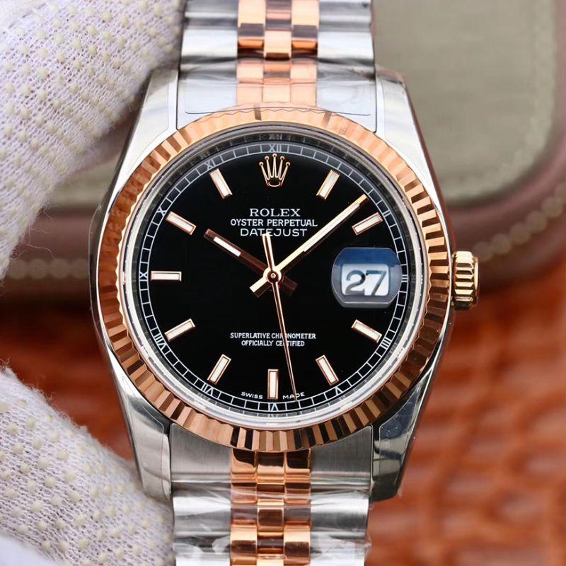 Best Replica Rolex Dupe Datejust 36MM 126231 Men Watches 1:1 Best Edition Swiss ETA3135 Black Dial - Colareps