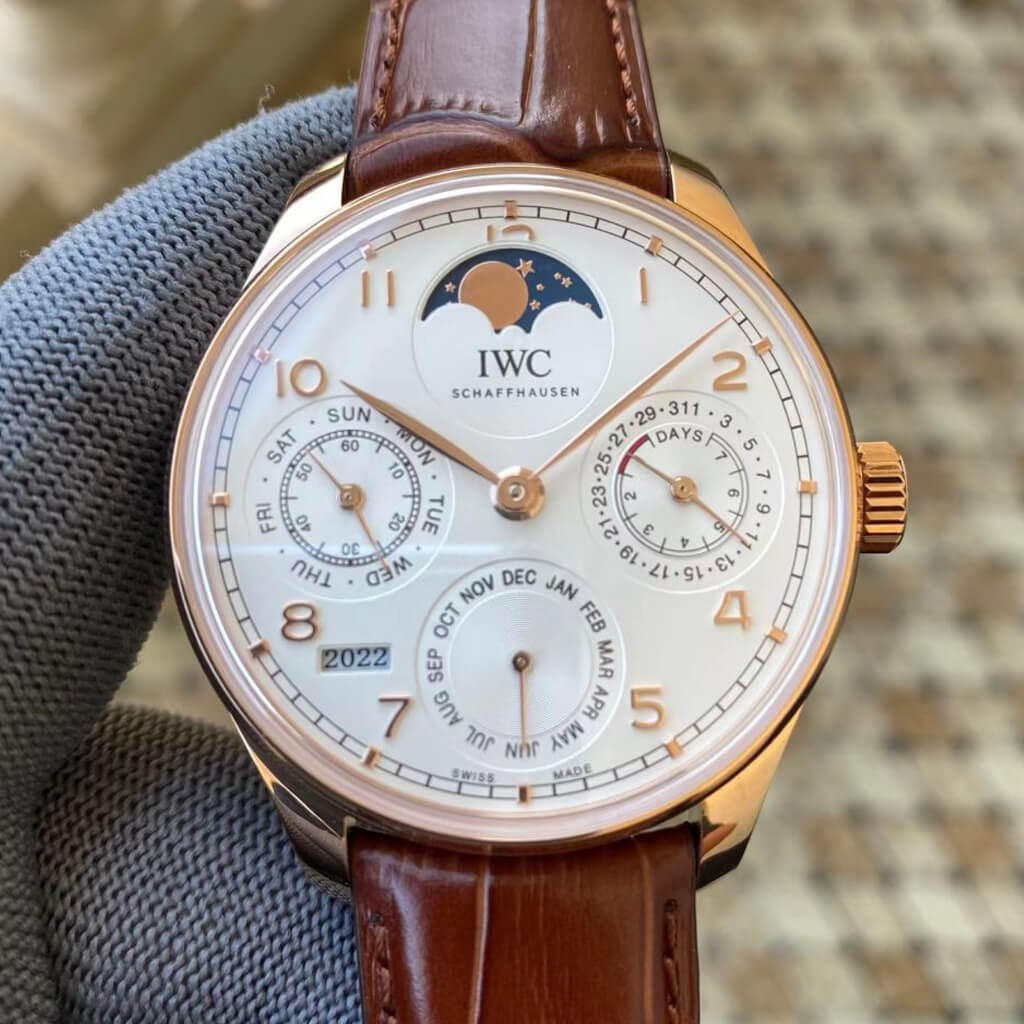 Best Replica Replica IWC Portuguese Perpetual Calendar IW503302 1:1 Best Edition APS Factory Red Gold - Colareps