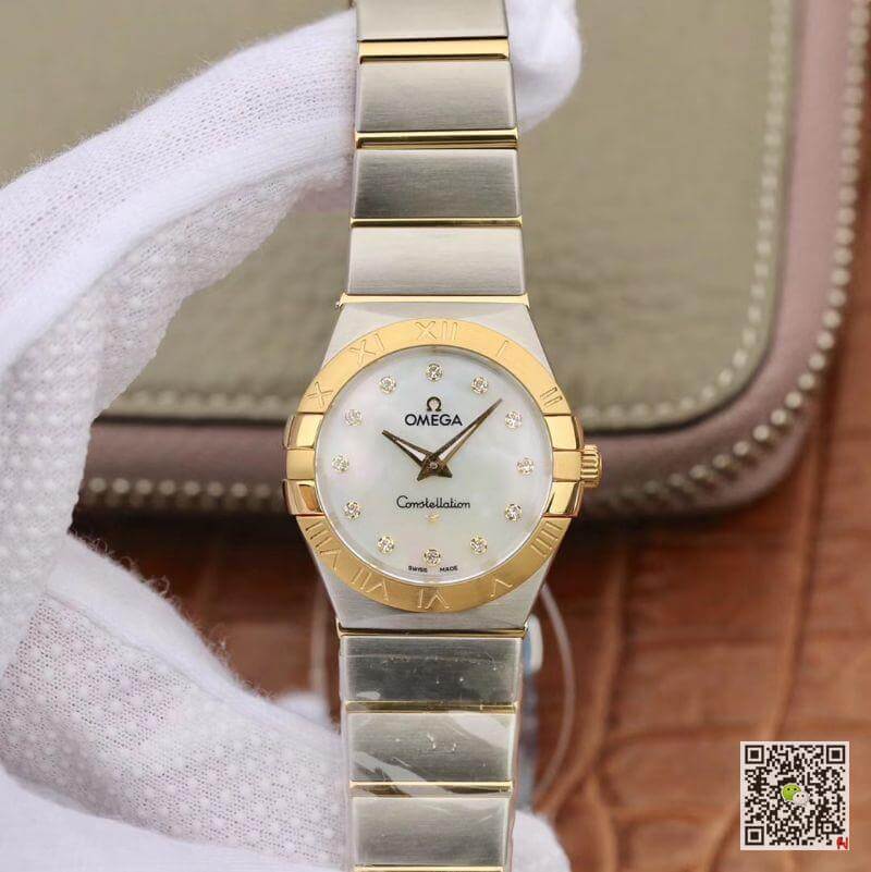 Best Replica Replica Omega Constellation 27mm Quartz Ladies 1371.71.00 TW Factory 1:1 Best Edition Swiss Eta Quartz 1376 - Colareps