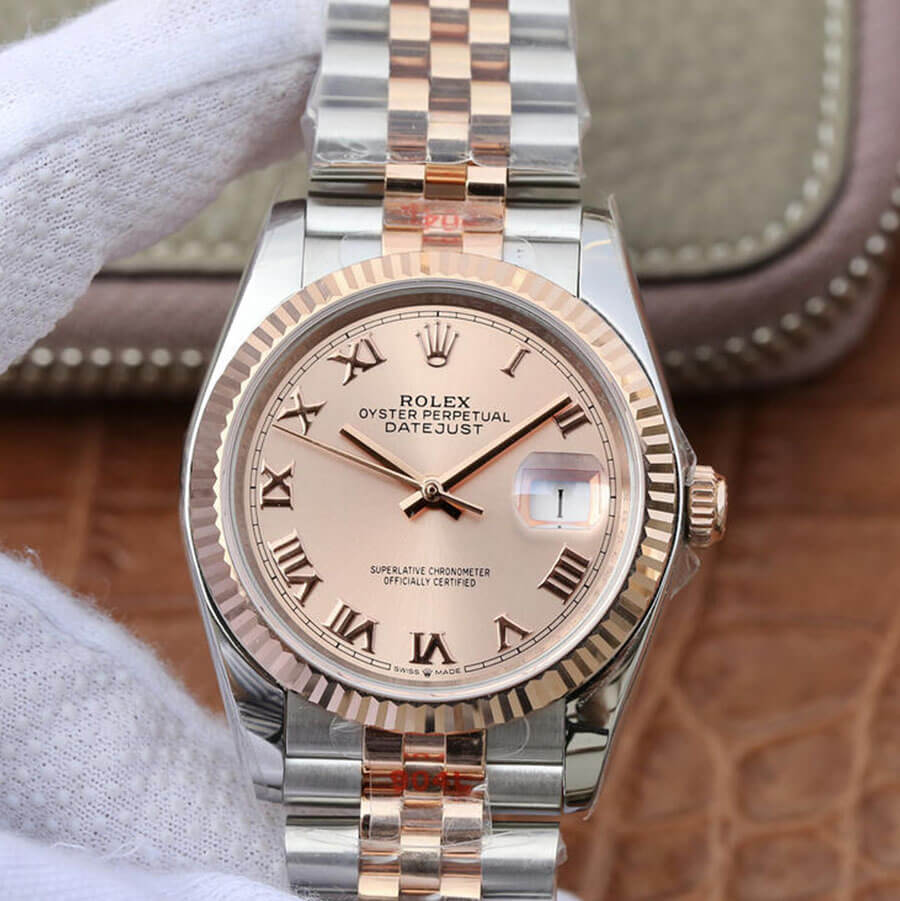 Best Replica Replica Rolex Datejust 116231 36MM 1:1 Best Edition GM Factory Pink Dial - Colareps