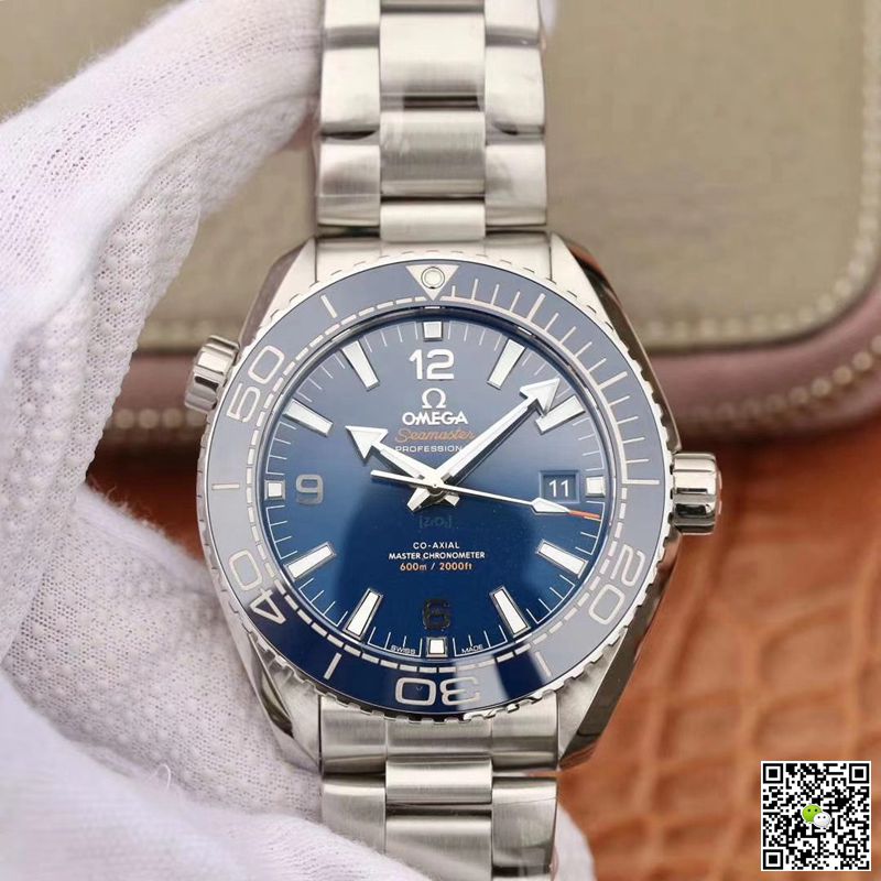 Best Replica Replica Omega Seamaster 215.30.44.21.03.001 1:1 Best Edition VS Factory Blue Ceramic Dial Swiss 8900 - Colareps