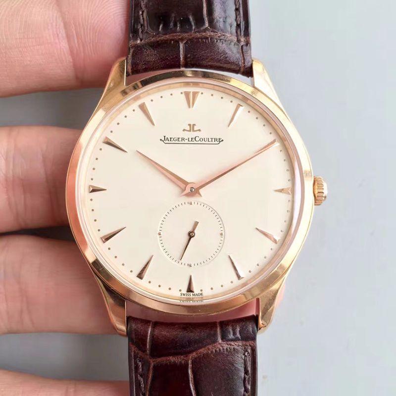 Best Replica Replica Jaeger-LeCoultre Master Ultra Thin Q1352520 ZF Factory 1:1 Best Edition Swiss ETA896 Creamy dial sub second - Colareps