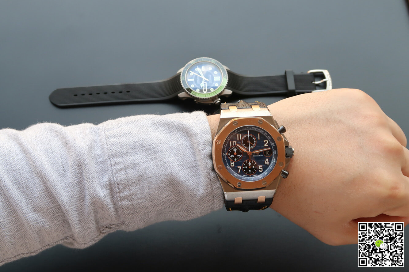 Best Replica Replica Audemars Piguet Royal Oak Offshore 26471SR.OO.D101CR.01 1:1 Best Edition JF Factory Rose Gold - Colareps