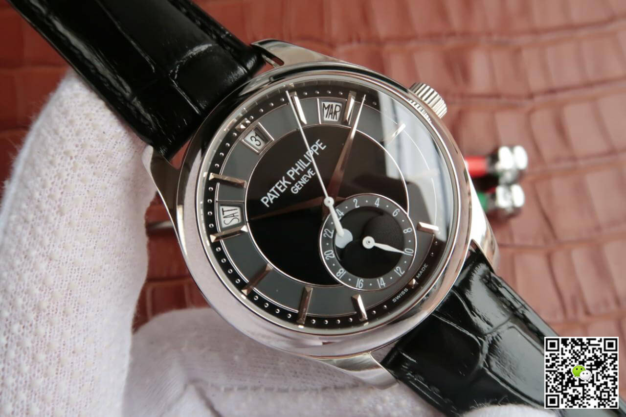 Best Replica Replica Patek Philippe Grand Complications 5205R-001 1:1 Best Edition KM Factory Cowhide Strap - Colareps