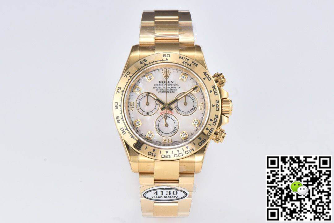 Best Replica Replica Rolex Cosmograph Daytona M116508-0007 1:1 Best Edition Clean Factory Yellow Gold - Colareps