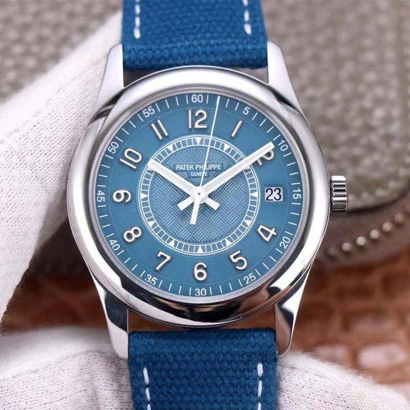 Best Replica Replica Patek Philippe Calatrava 6007A-001 1:1 Best Edition ZF Factory Blue Dial - Colareps