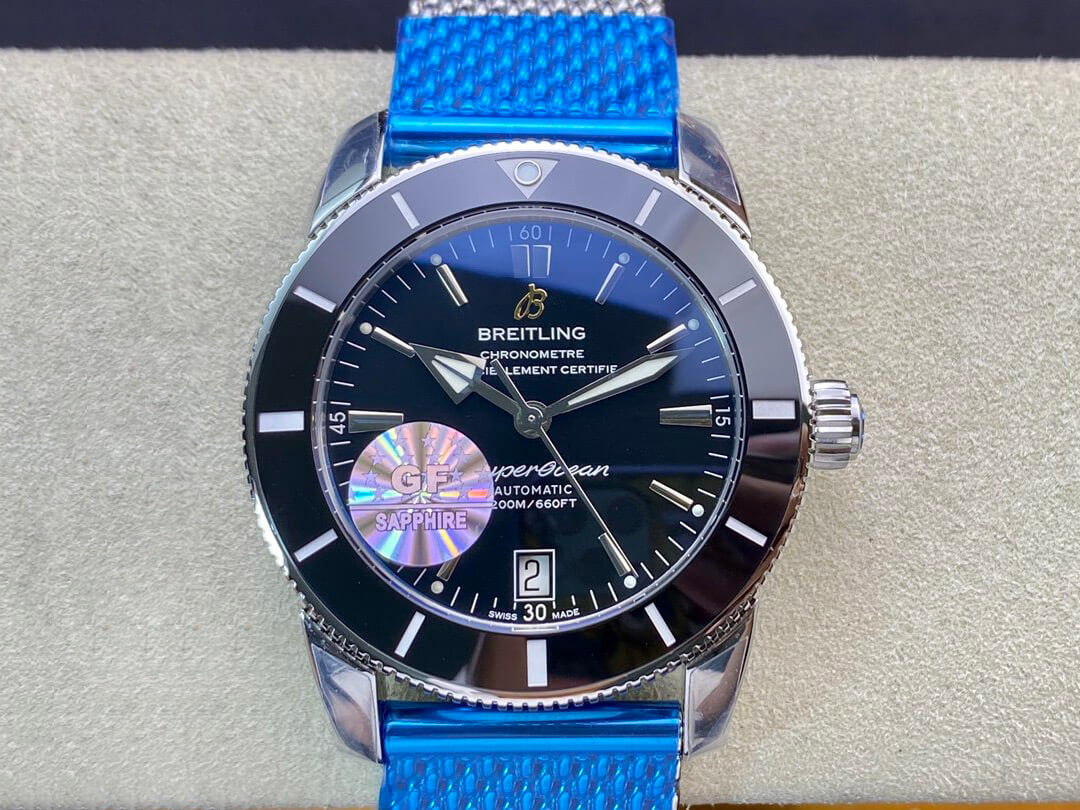 Best Replica Replica Breitling Superocean Heritage II AB202033/Q618/152A GF Factory 1:1 Best Edition Swiss ETA9015 Black Dial - Colareps