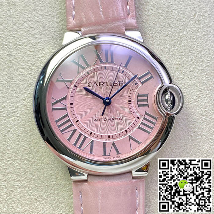 Best Replica Replica Ballon Bleu De Cartier 36MM WSBB0007 1:1 Best Edition 3K Factory Leather Strap - Colareps
