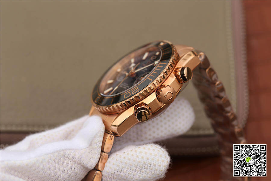 Best Replica Replica Omega Seamaster Ocean Universe Timing 232.63.46 1:1 Best Edition OM Factory Rose Gold - Colareps