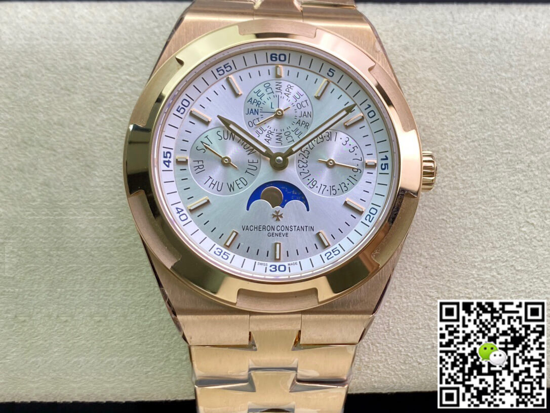 Best Replica Replica Vacheron Constantin Overseas 4300V/120R-B064 1:1 Best Edition 8F Factory Silvery White Dial - Colareps