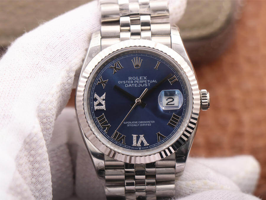 Best Replica Replica Rolex Datejust 126234 1:1 Best Edition EW Factory Blue Dial - Colareps
