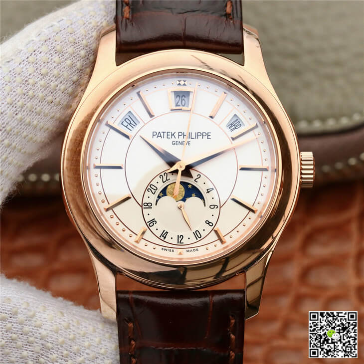 Best Replica Replica Patek Philippe Grand Complications 5205R-001 1:1 Best Edition KM Factory Milky White Dial - Colareps