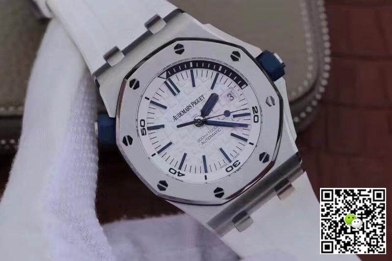 Best Replica Replica Audemars Piguet Royal Oak Offshore Diver 15710ST.OO.A010CA.01 JF Factory Men Watches 1:1 Best Edition Swiss ETA3120 - Colareps
