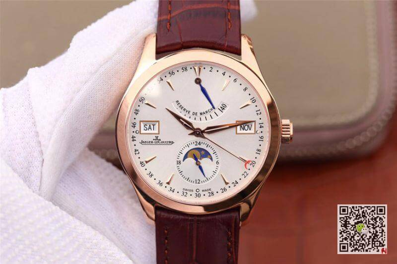 Best Replica Replica Jaeger-LeCoultre Master Calendar Men Watches 1:1 Best Edition Swiss ETA866 White Dial - Colareps