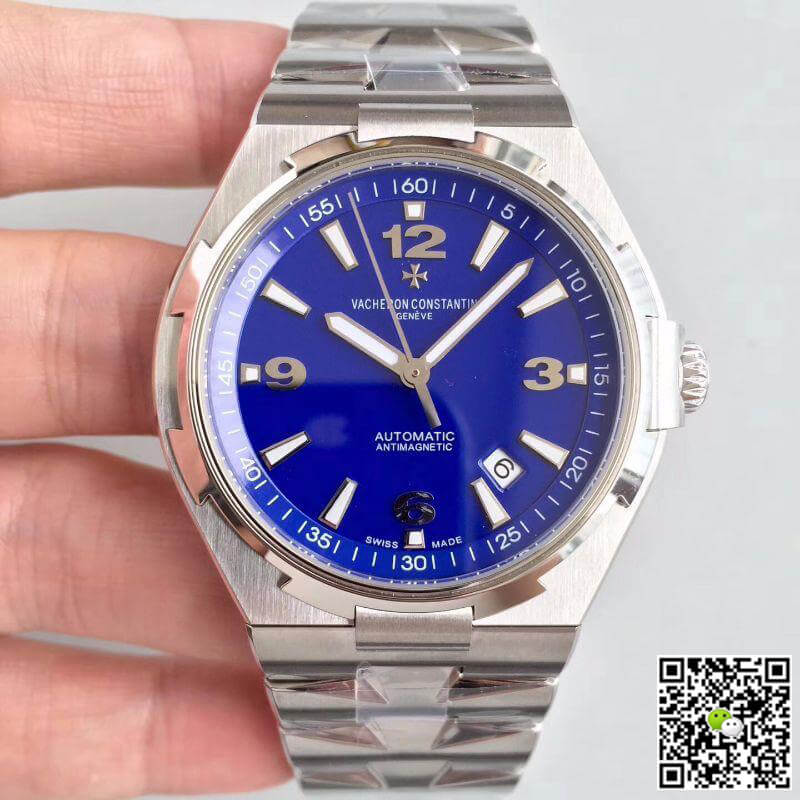 Best Replica Vacheron Constantin Replica Overseas 47040 JJ Factory 42mm 1:1 Best Edition Swiss ETA9015 Blue Dial - Colareps