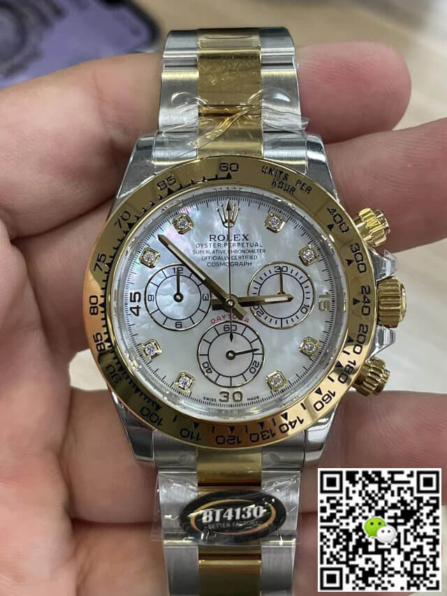 Best Replica Replica Rolex Daytona M116503-0007 1:1 Best Edition BT Factory Mother-Of-Pearl Dial - Colareps