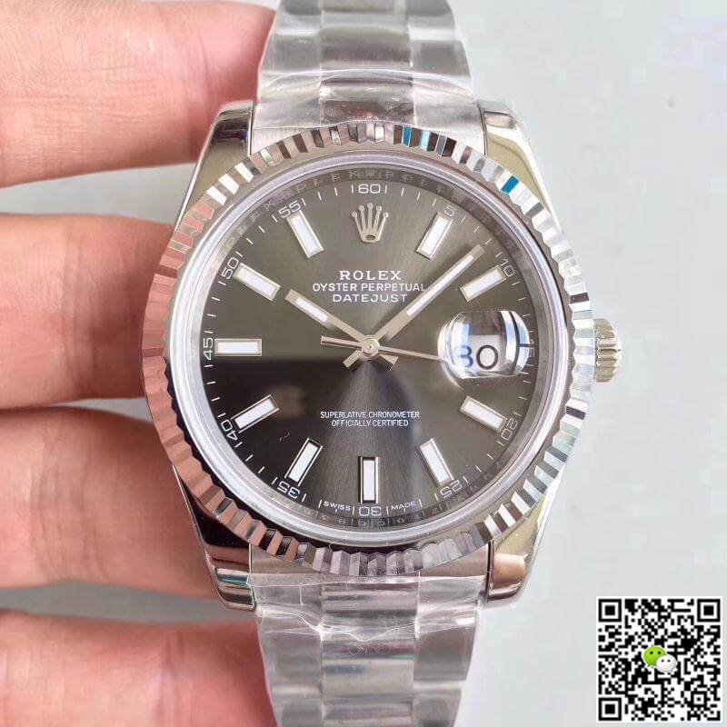 Best Replica Rolex Dupe Datejust II M126334-0014 1:1 Best Edition Swiss ETA3235 Dark Rhodium Dial - Colareps