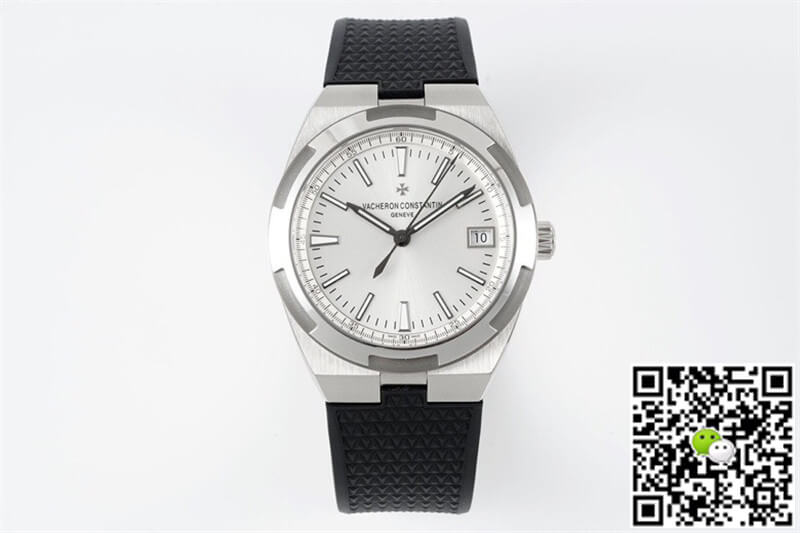 Best Replica Replica Vacheron Constantin Overseas 4500V 1:1 Best Edition PPF Factory Black Rubber Strap - Colareps