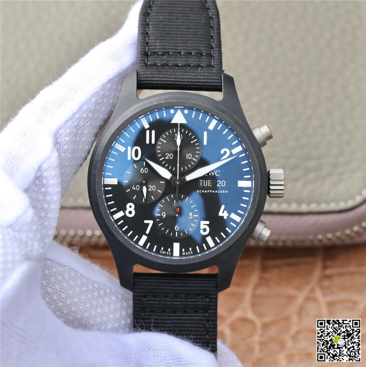 Best Replica Replica IWC Pilot IW389101 1:1 Best Edition ZF Factory Ceramics Black Dial - Colareps