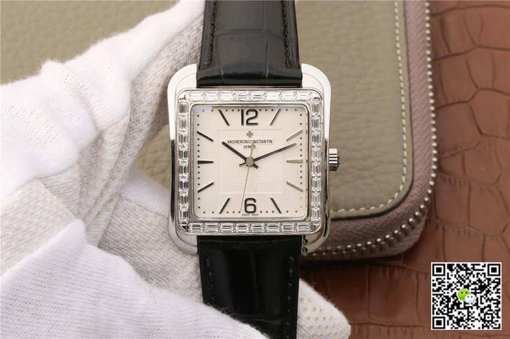 Best Replica Vacheron Constantin Replica Historiques 86300 1:1 Best Edition GS Factory Diamond Bezel - Colareps