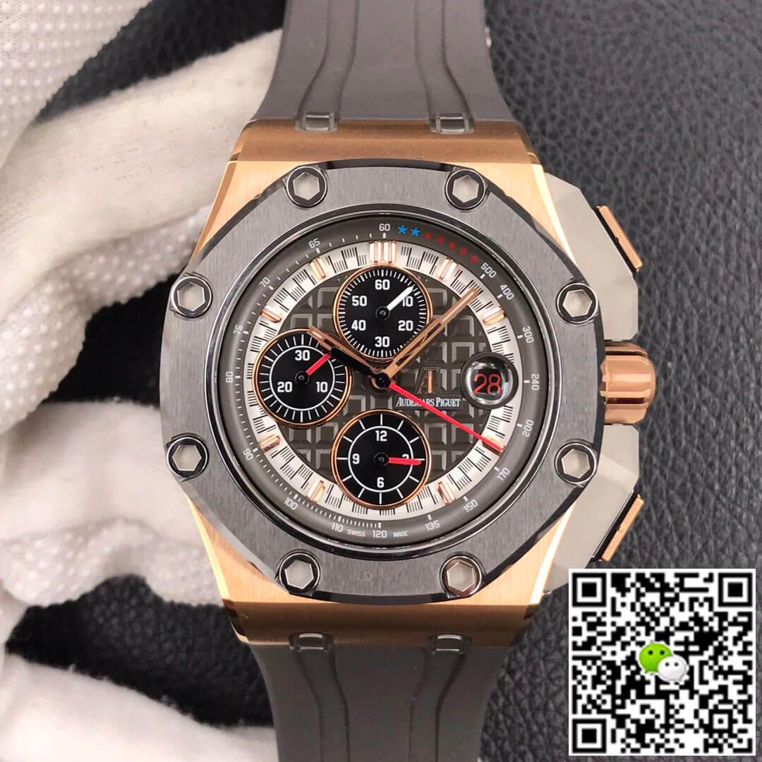 Best Replica Replica Audemars Piguet Royal Oak Offshore 26568OM.OO.A004CA.01 1:1 Best Edition JF Factory Rose Gold - Colareps