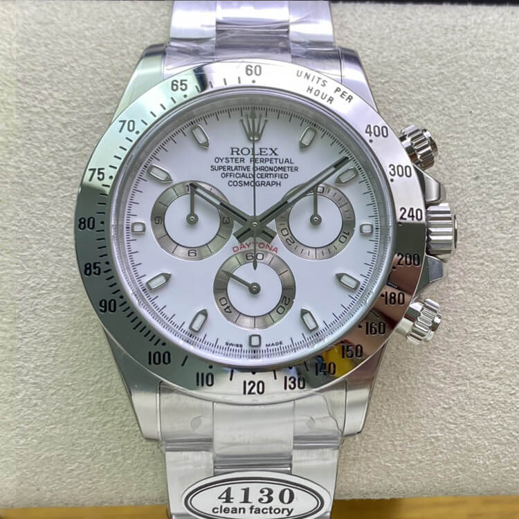 Best Replica Replica Rolex Cosmograph Daytona 116520LN 1:1 Best Edition Clean Factory White Dial - Colareps