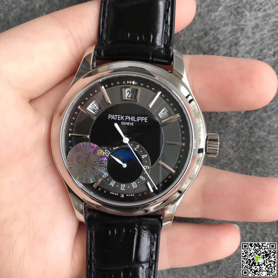 Best Replica Replica Patek Philippe Complications 5205G-010 1:1 Best Edition GR Factory Dark Gray Dial - Colareps