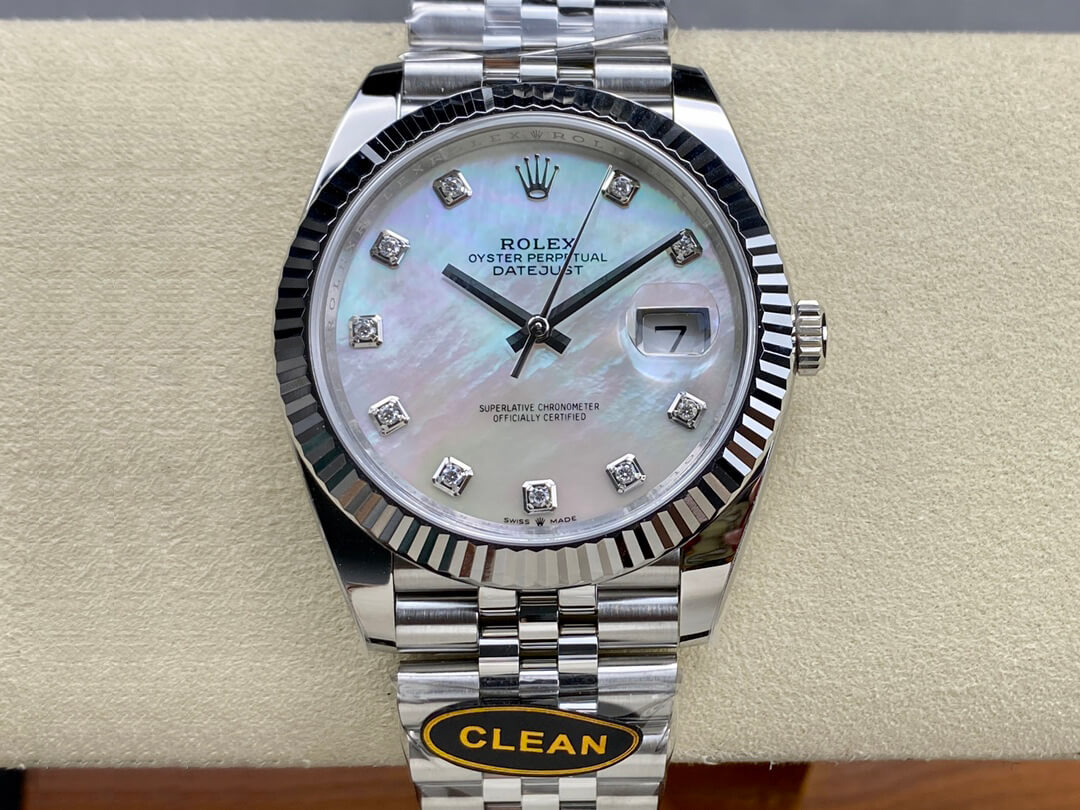 Best Replica Replica Rolex Datejust M126334-0020 1:1 Best Edition Clean Factory Diamond Dial - Colareps