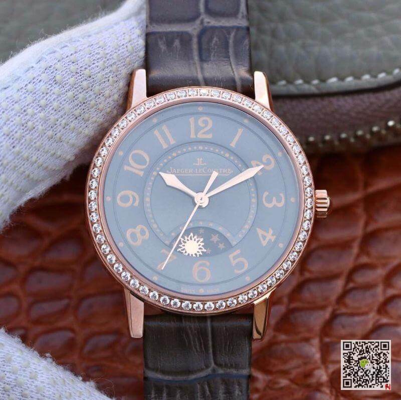 Best Replica Jaeger Lecoultre Replica rendez vous Dating Q3442450 1:1 Best Edition Swiss ETA898A/1 Solid 316L stainless steel bezel - Colareps