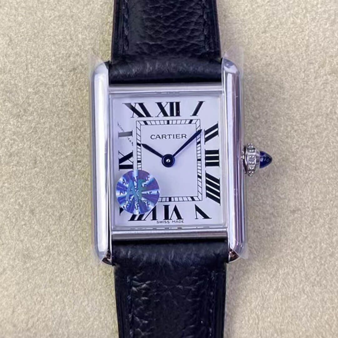 Best Replica Replica Cartier Tank WSTA0042 1:1 Best Edition AF Factory Leather Strap - Colareps