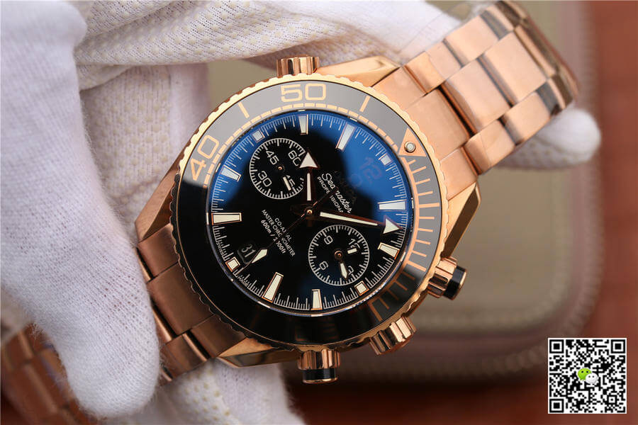 Best Replica Replica Omega Seamaster Ocean Universe Timing 232.63.46 1:1 Best Edition OM Factory Rose Gold - Colareps