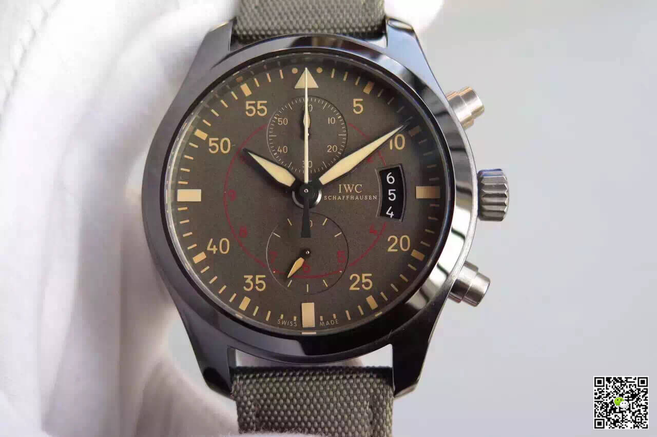 Best Replica Replica IWC Pilot IW388002 1:1 Best Edition V6 Factory Ceramics Charcoal Gray Dial - Colareps