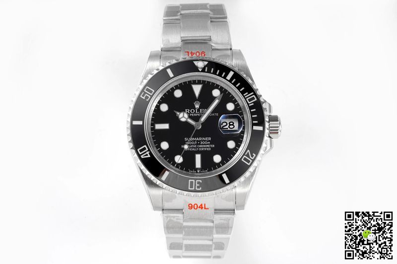 Best Replica Rolex Submariner Replica Date M126610LN-0001 41MM 1:1 Best Edition ROF Factory Black Dial Swiss ETA2824 - Colareps