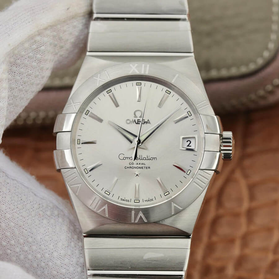Best Replica Replica Omega Constellation 123.10.38.21.02.001 1:1 Best Edition VS Factory Silvery White Dial - Colareps
